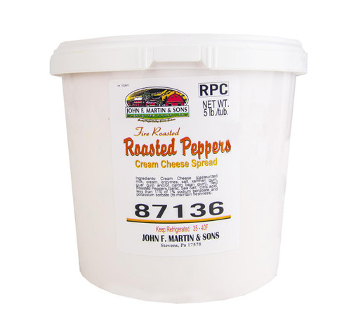 Roasted Peppers Cream Cheese Spread 2/5lb View Product Image