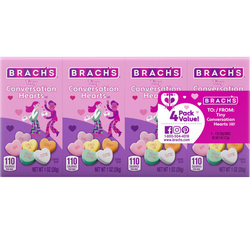 Tiny Conversation Hearts Boxes 24/4ct
