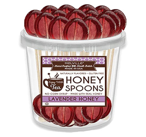 Lavender Honey Spoons Bucket 50ct Lavender Honey Spoons Bucket 50ct