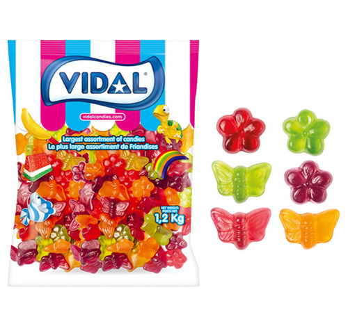 Gummi Flowers & Butterflies 12/2.2lb