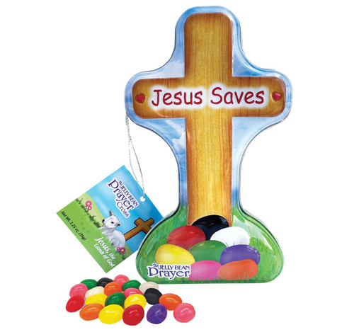 The Jelly Bean Prayer Cross Tin 8ct The Jelly Bean Prayer Cross Tin 8ct
