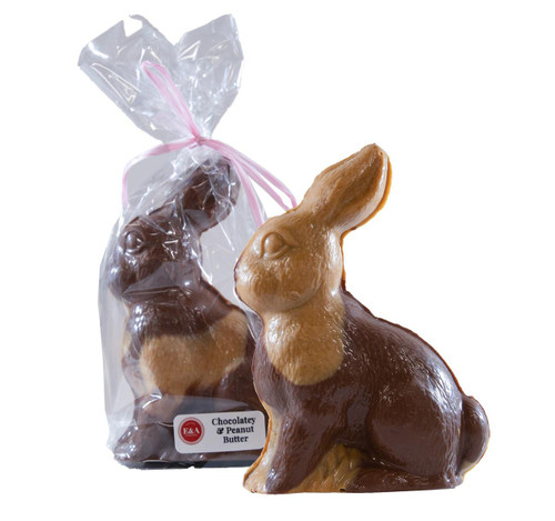 Peanut Butter & Chocolatey Mini Hollow Bunny 12/4oz Peanut Butter & Chocolatey Mini Hollow Bunny 12/4oz