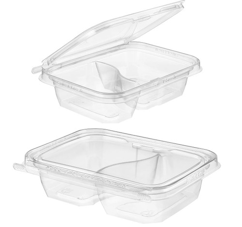 2-Compartment Clamshell 200/16oz 2-Compartment Clamshell 200/16oz