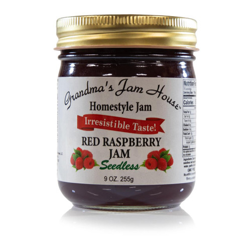 Seedless Red Raspberry Jam 12/9oz Seedless Red Raspberry Jam 12/9oz