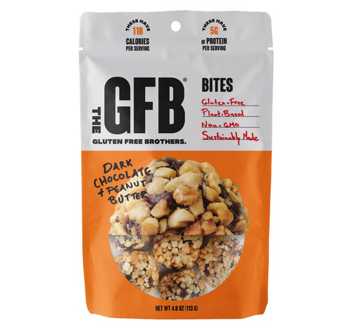 Dark Chocolate + Peanut Butter Bites 6/4oz