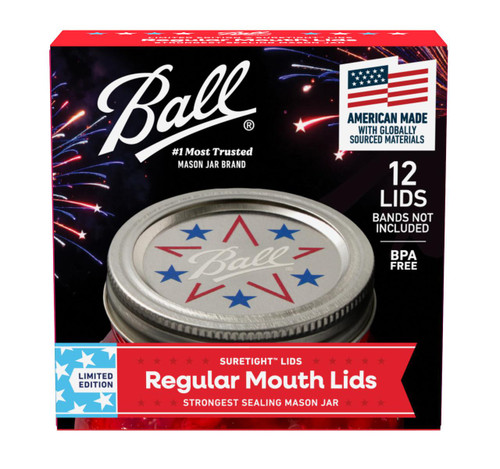 Americana Regular Mouth Lids 1/12pk