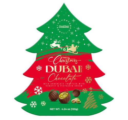 Dubai Truffles Christmas Tree Box 12/4.4.24oz