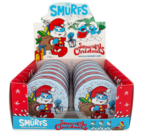 Smurfy Christmas Tin 12ct