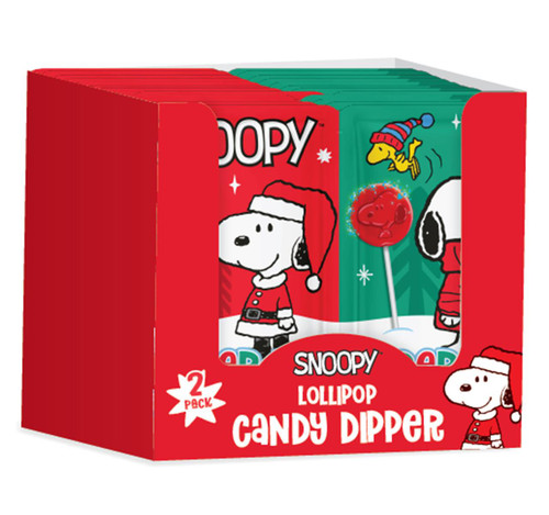 2pk Snoopy Lollipop Candy Dipper 21/1.06oz