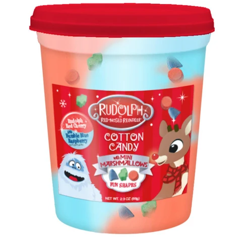 Rudolph Cotton Candy Tub 12/2.3oz