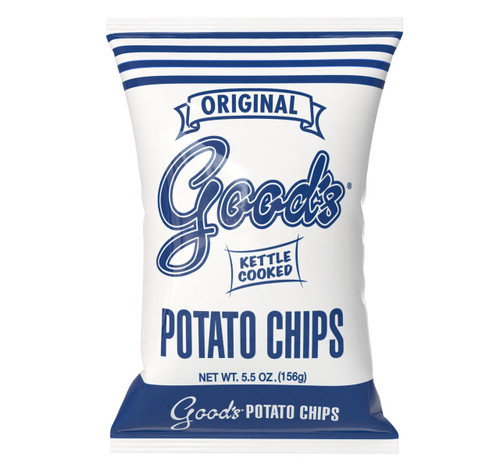 Kettle Cooked Potato Chips Blue Bag 12/5.5oz