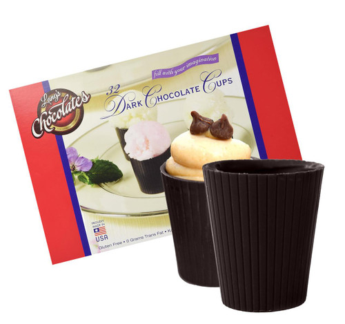 Dark Chocolate Dessert Cups 10/32ct