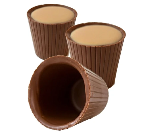 Milk Chocolate Shot Glasses 9/16ct