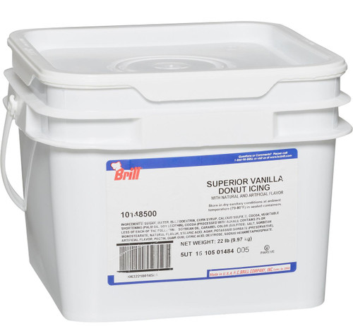 Superior Vanilla Donut Icing, Ready-to-Use 22lb