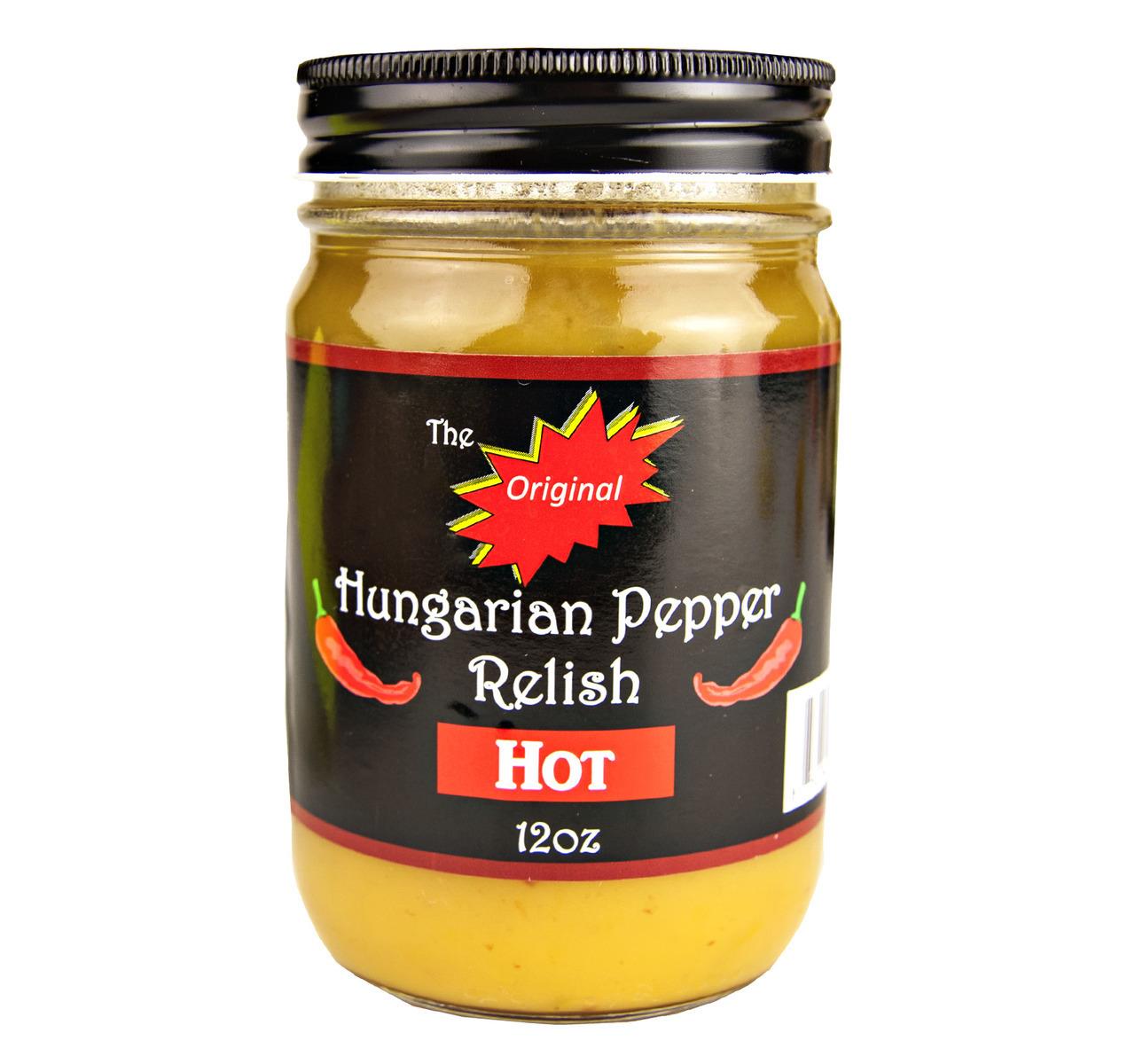 Hot Hungarian Pepper Relish 12/12oz