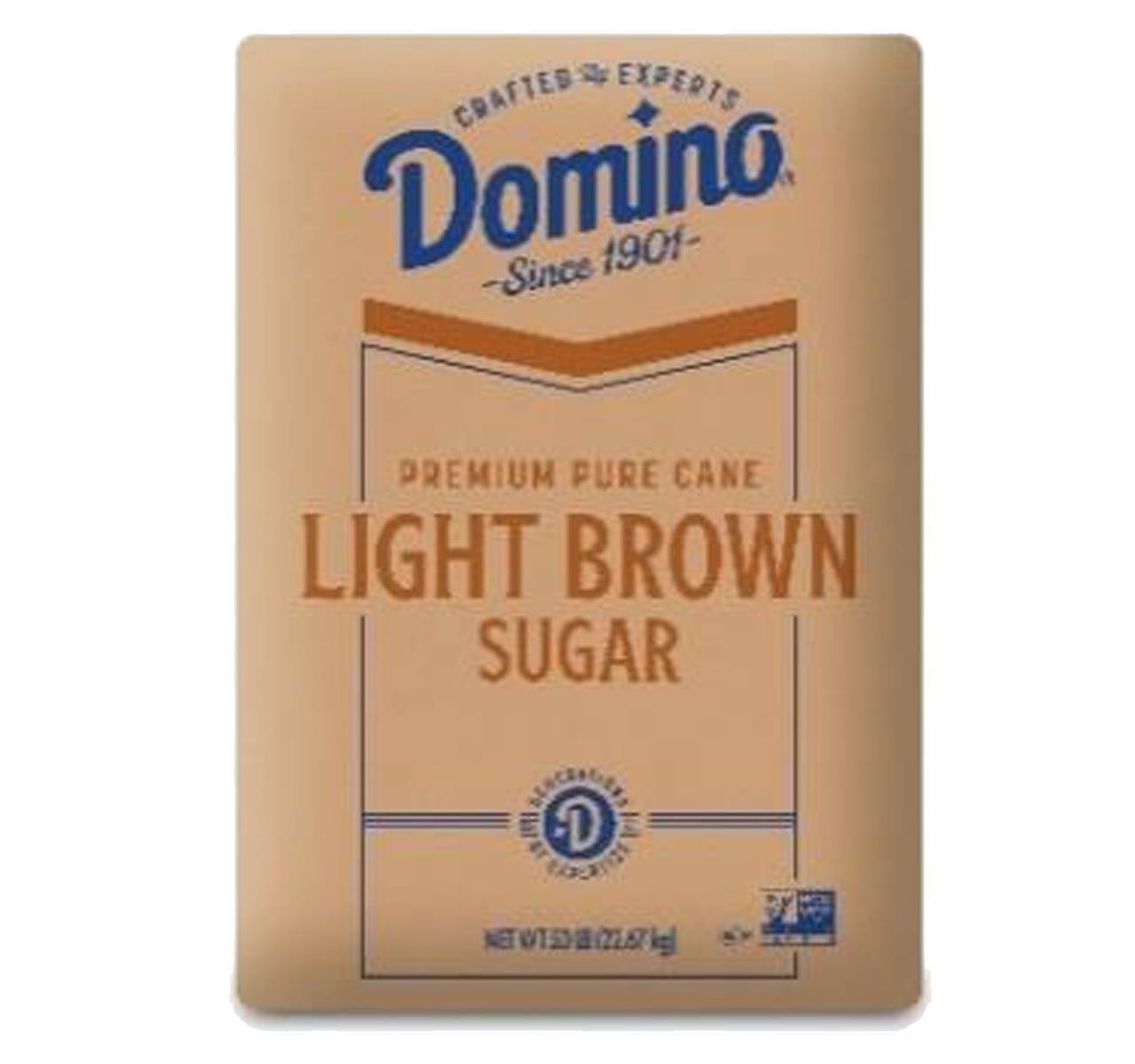 Domino Light Brown Sugar 50lb