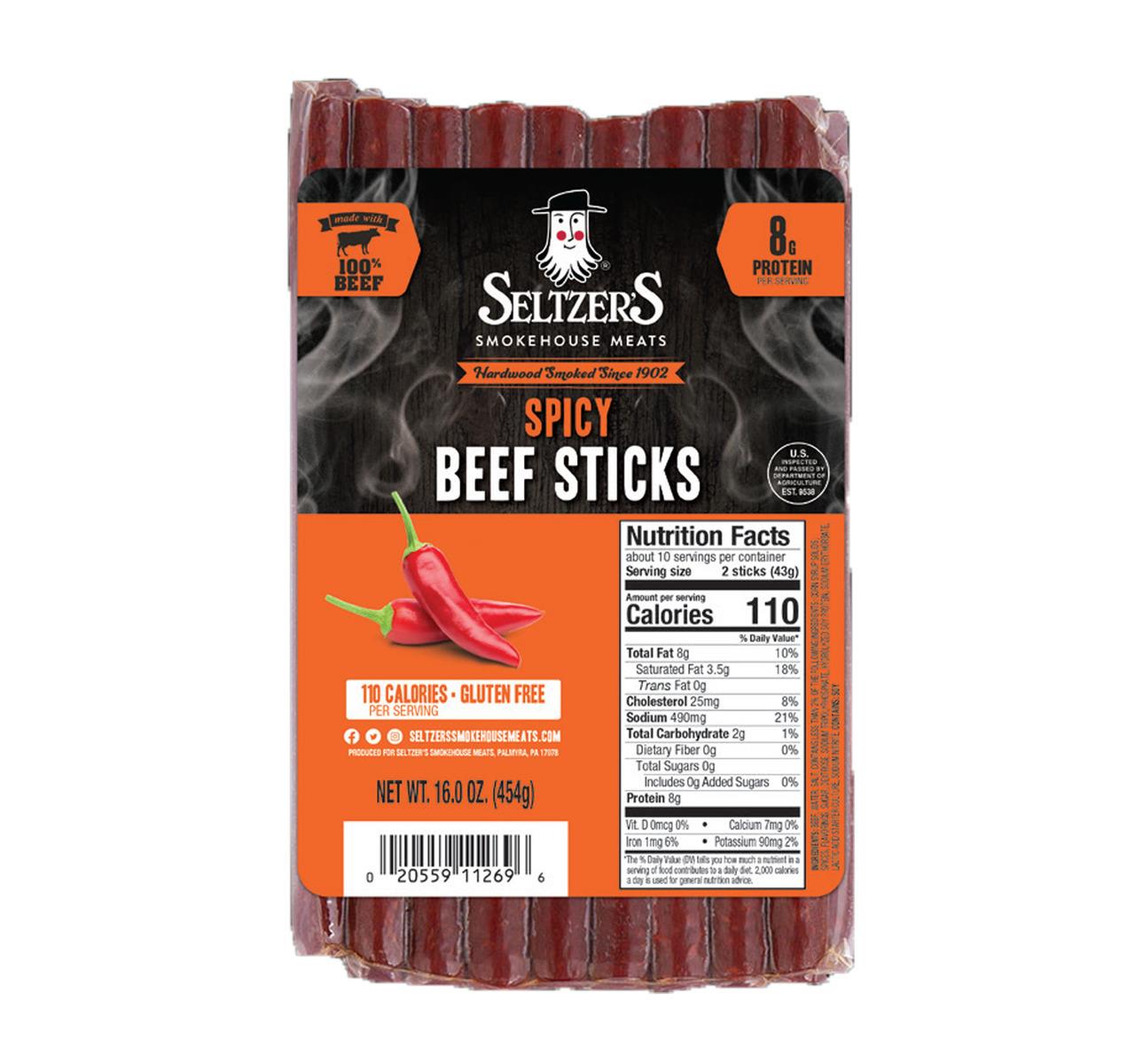 Spicy Beef Sticks 10/16oz