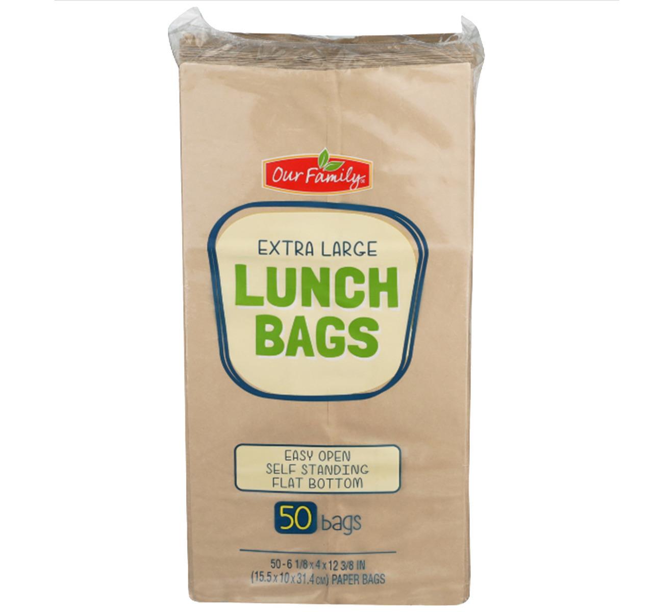 Extra Large Lunch Bags 12/50ct