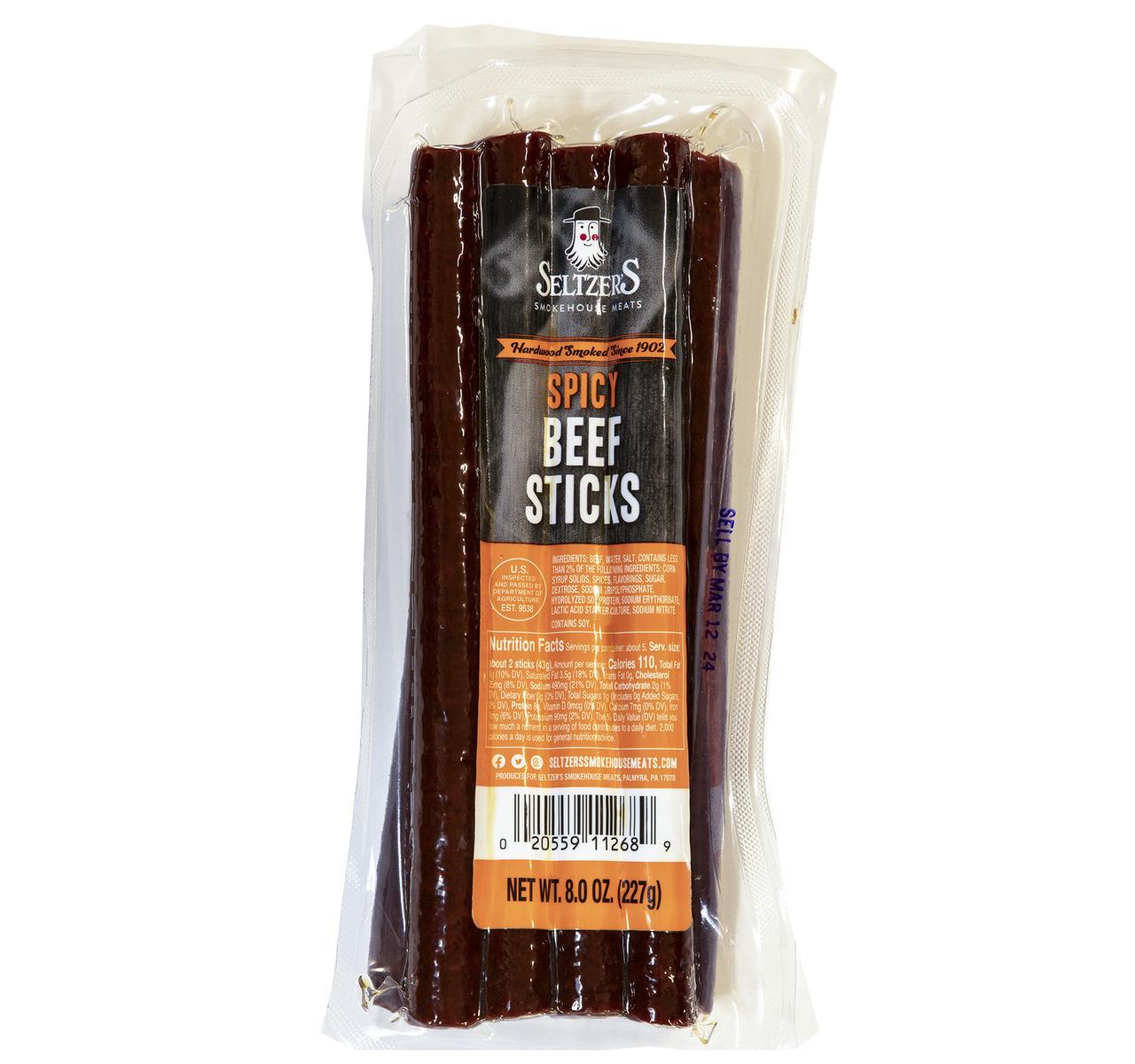 Spicy Beef Sticks 20/8oz