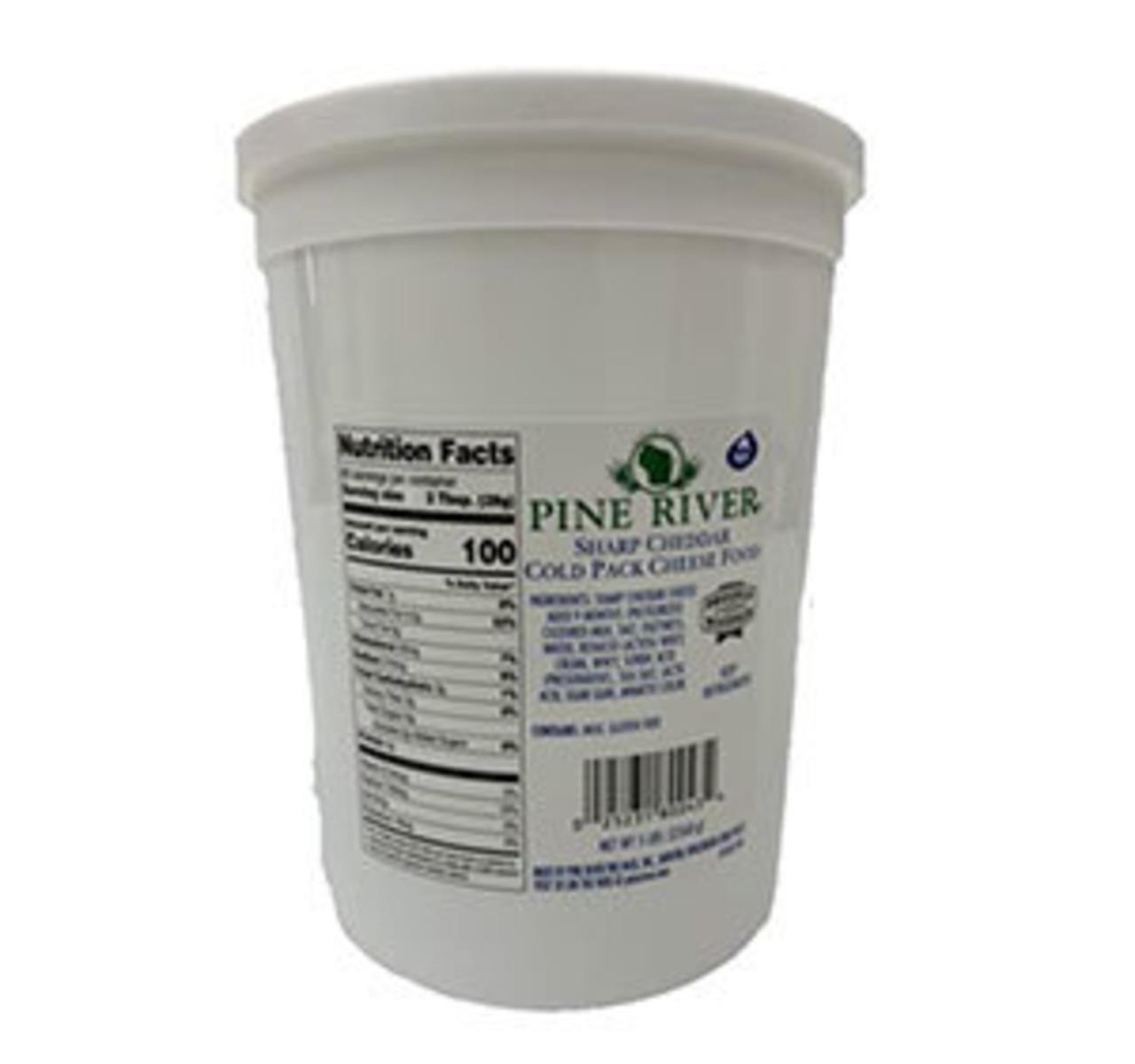 Sharp Cheddar Cold Pack Cheese Spread 4/5lb