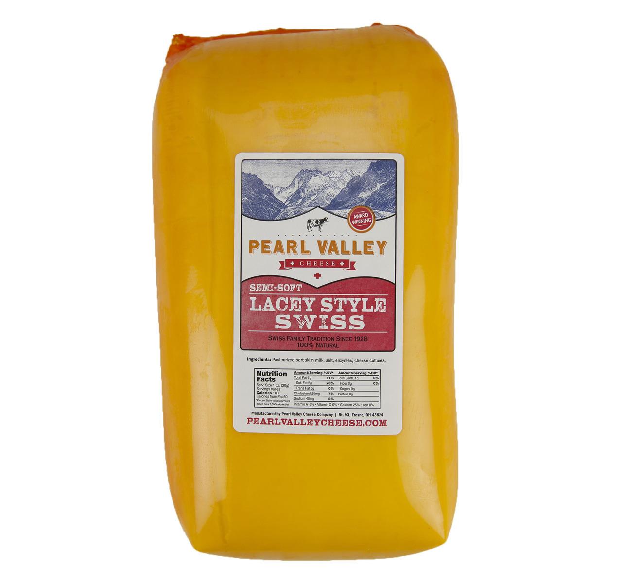 Lacey Swiss Cheese 2/7lb