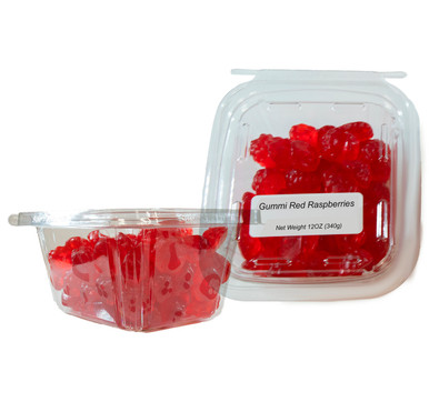 Gummi Red Ripe Raspberries 12/12oz