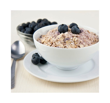 Native American wild berry oatmeal