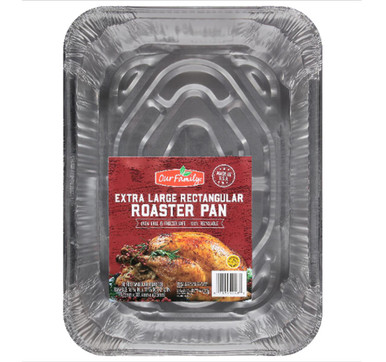 Foil Oval Roaster Pan 12/1ct