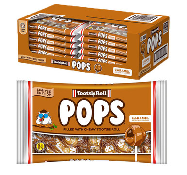 Caramel Tootsie Pops 24/12.6oz