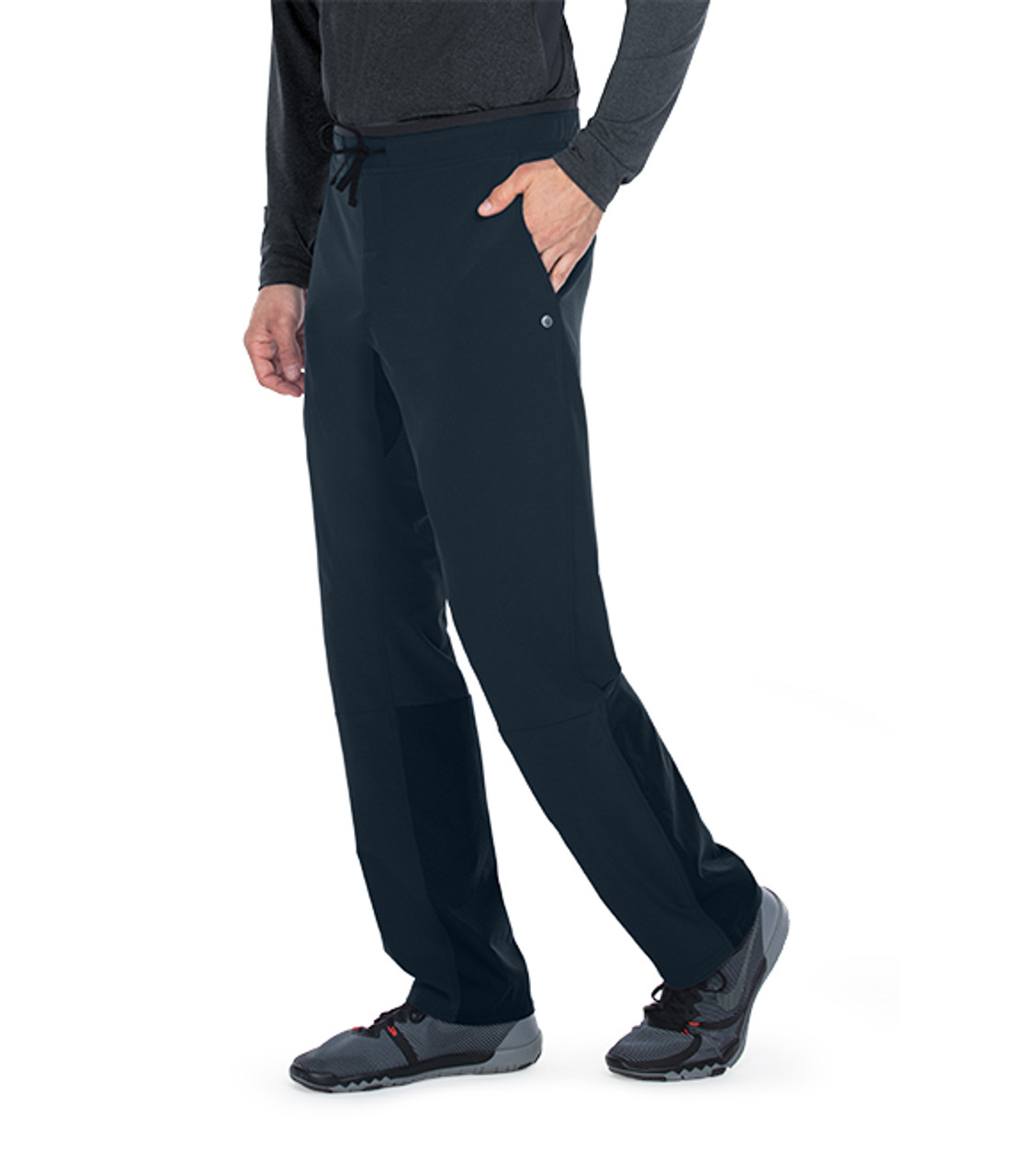 (BWP508) Barco One Wellness Men's 4 Pocket Drawcord Welt Cargo Pant