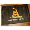 Gadsden black 12 X 18 inch on stick Flag