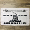 Don't Tread on Me White - Culpeper Minutemen Flag - Economical