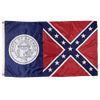Old State of Georgia Flag - Outdoor - (1956 to 2001) 2 ply  Nylon Embroidered