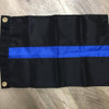 Police Thin Blue Line Flag - Outdoor - Nylon Cut and Sewn (Made in America)