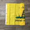 Gadsden Flag Double Sided "Dont Tread On Me" Nylon Embroidered 3x5 ft Pole Hem