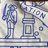 Old Georgia State Flag 1956-2001 Real Cotton