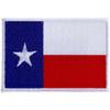 State of Texas Flag White Border Patch - 2 x 3 inch