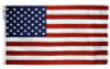 American Flag 2.5x4 ft. tough tex Made in USA - 4 Grommets - Custom