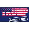 Trump America First Bumper Sticker