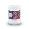 Old Georgia State Mug 1912-1956 Flag Mug