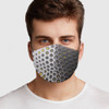 Gray Hex Preventative Face Mask