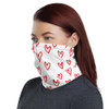 Red Hearts Neck Gaiter Face Mask ?