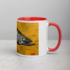 Mustard Snook Mug with Color Inside