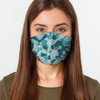 Teal Camo Face Cover