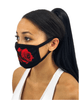 Red Roses Face Mask With Filter Pocket