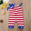 Pudcoco Leisure 0 24M Newborn Kid Flag Stripe