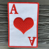 Ace Card 2x3 inch- Iron on Patch