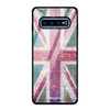 Glass Case Cover:UK flag- Wood texture