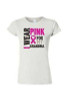 Women's Juniors T Shirt breast cancer awareness I Wear Pink For My