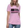 USA Pink Line Women's Relaxed T-Shirt